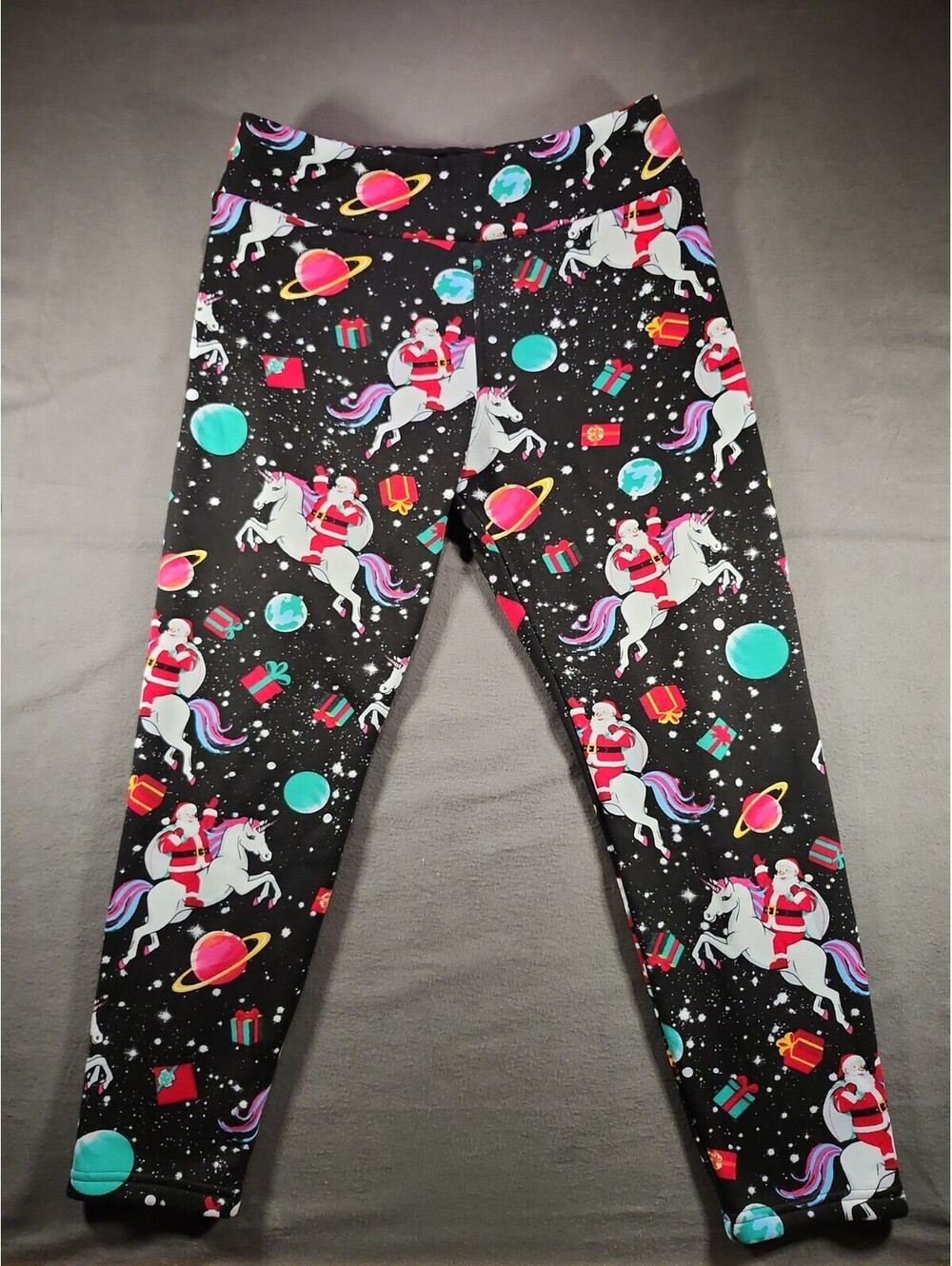 NEVER WORN No Boundaries Christmas Unicorn Sweatpants Unisex XL Warm Festive 200